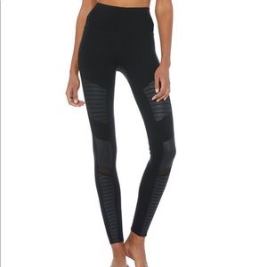 High Waist Alo Moto Legging Black